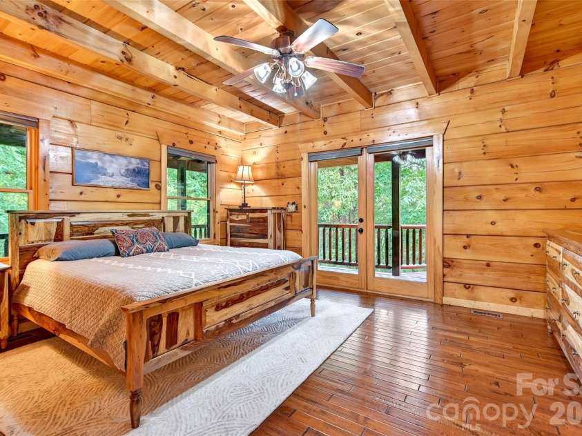 34 Waterfall Drive, Marion, NC 28752.  MLS# CAR4381910, YatesRealty ID 30452. Primary bedroom