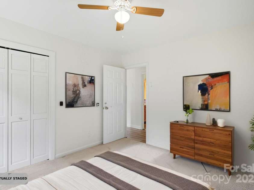 2101 Shady Lane, Monroe, NC 28110.  MLS# CAR4306238, YatesRealty ID 3046. BEDROOM 1 (staged)