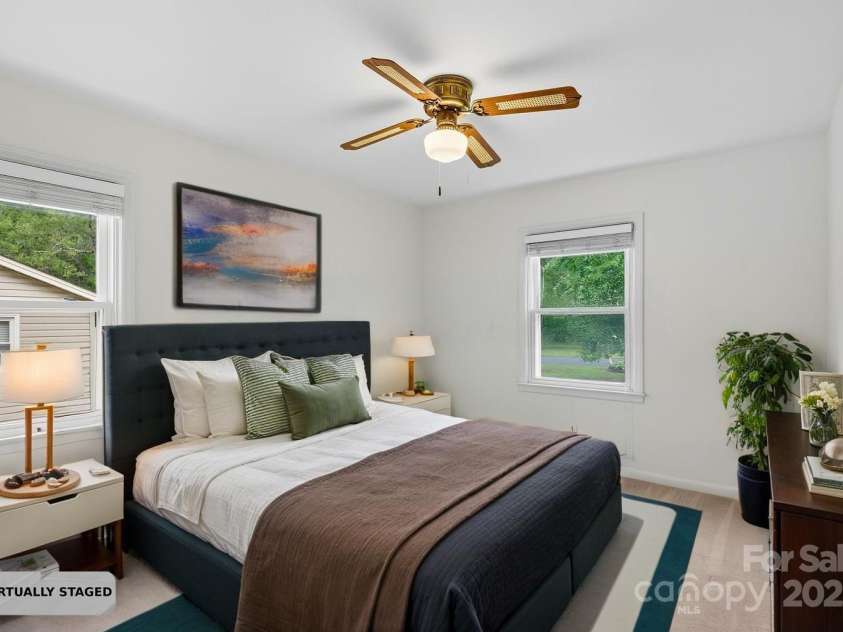 2101 Shady Lane, Monroe, NC 28110.  MLS# CAR4306238, YatesRealty ID 3046. PRIMARY BEDROOM (staged)