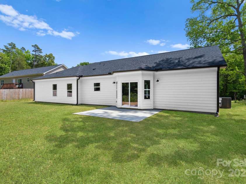13109 Homewood Drive, Charlotte, NC 28262.  MLS# CAR4254239, YatesRealty ID 30473. Back of the House