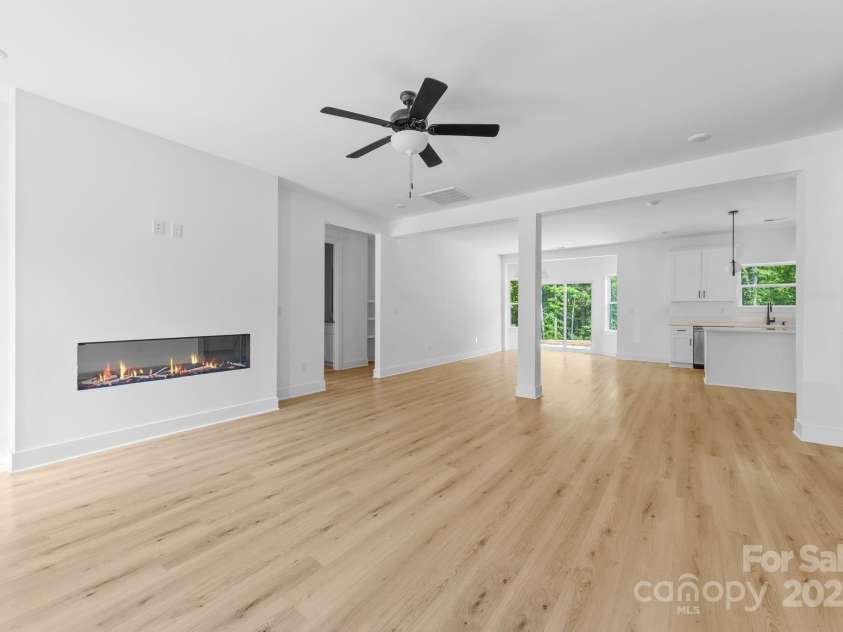 13109 Homewood Drive, Charlotte, NC 28262.  MLS# CAR4254239, YatesRealty ID 30473. Living room