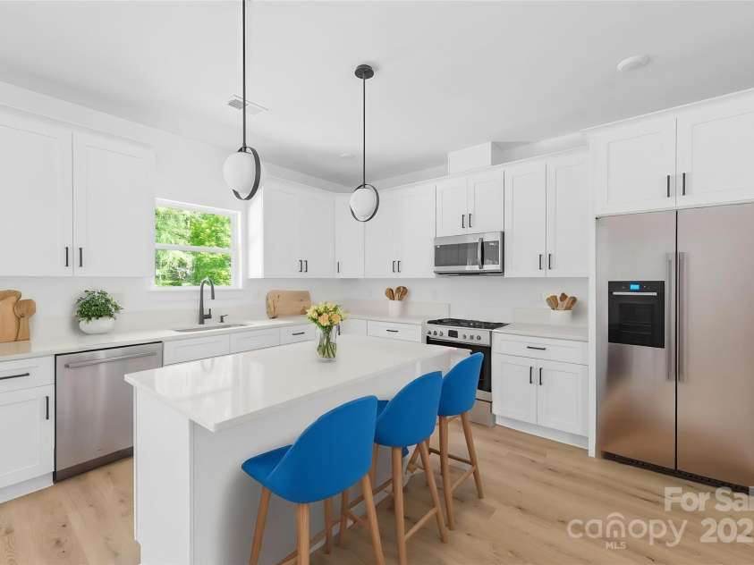 13109 Homewood Drive, Charlotte, NC 28262.  MLS# CAR4254239, YatesRealty ID 30473. Virtual Staging - Kitchen