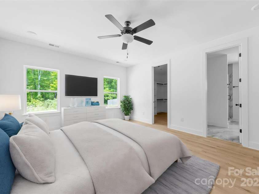13109 Homewood Drive, Charlotte, NC 28262.  MLS# CAR4254239, YatesRealty ID 30473. Virtual Staging - Primary Bedroom