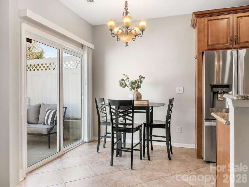 103 Morab Drive, Matthews, NC 28104.  MLS# CAR4361781, YatesRealty ID 30479. Dining Area