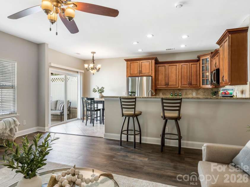 103 Morab Drive, Matthews, NC 28104.  MLS# CAR4361781, YatesRealty ID 30479. Kitchen & Dining Area