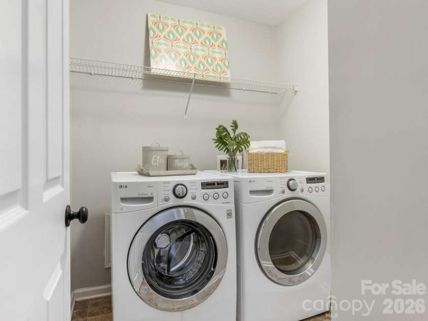 103 Morab Drive, Matthews, NC 28104.  MLS# CAR4361781, YatesRealty ID 30479. Laundry Room