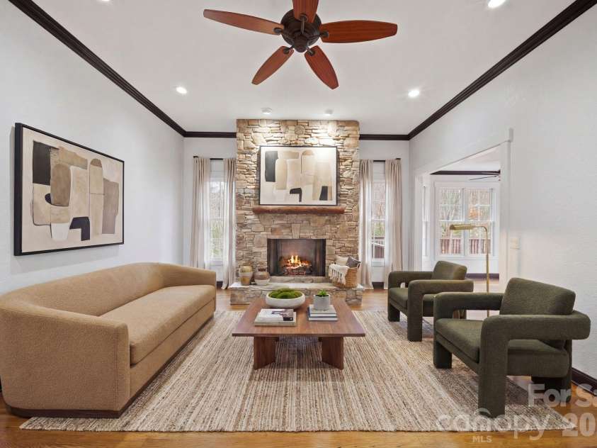 19 Angler Trail, Asheville, NC 28803.  MLS# CAR4350283, YatesRealty ID 3048. Virtually Staged