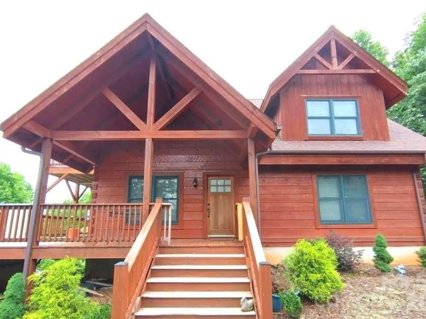 453 Grandview Peaks Drive, Nebo, NC 28761.  MLS# CAR4368502, YatesRealty ID 30490. Front