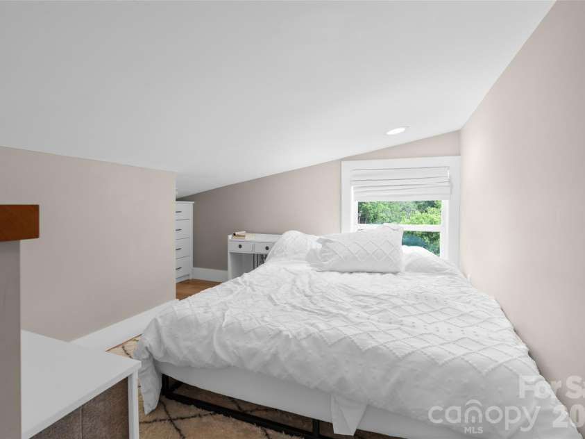 109 Thurland Avenue, Asheville, NC 28803.  MLS# CAR4261311, YatesRealty ID 30501. Loft area currently used for sleeping 