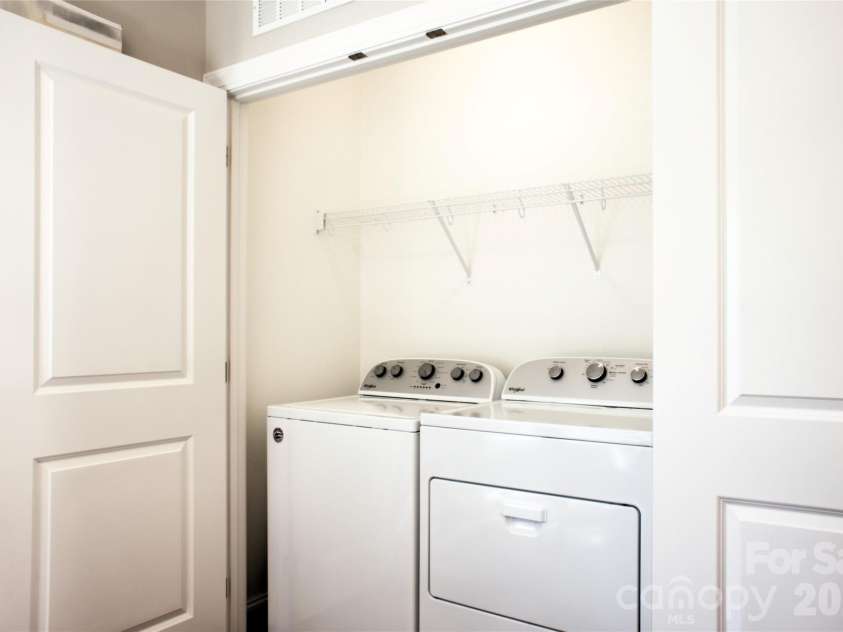 22 Water Pointe Way, Weaverville, NC 28787.  MLS# CAR4388539, YatesRealty ID 30505. Side by side laundry