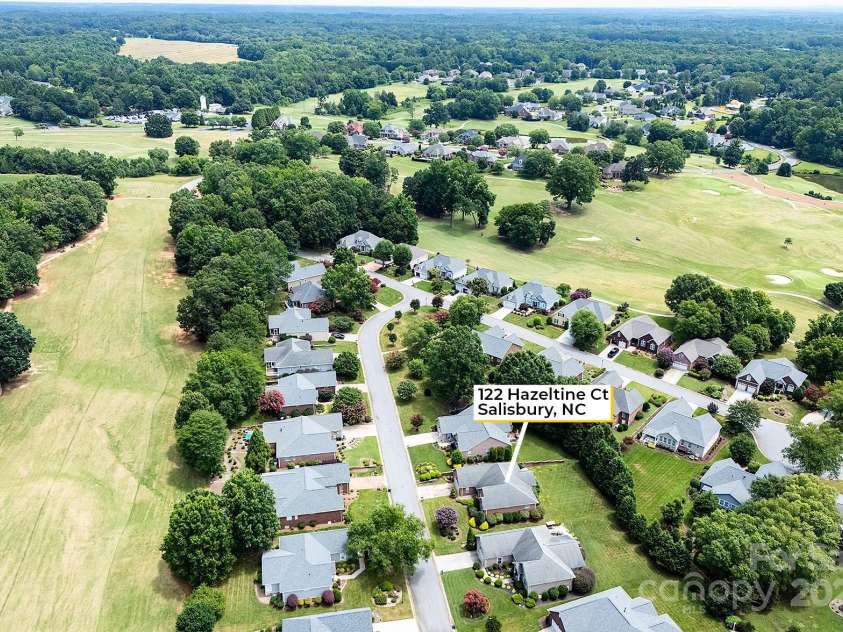 122 Hazeltine Court, Salisbury, NC 28144.  MLS# CAR4279319, YatesRealty ID 30508. Location