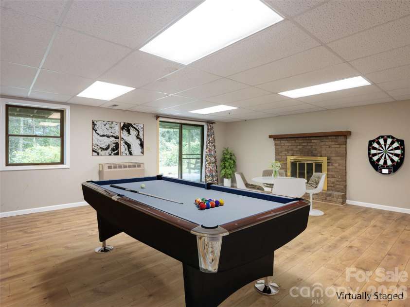 40 Applecross Road, Weaverville, NC 28787.  MLS# CAR4383217, YatesRealty ID 30515. Rec room virtually staged