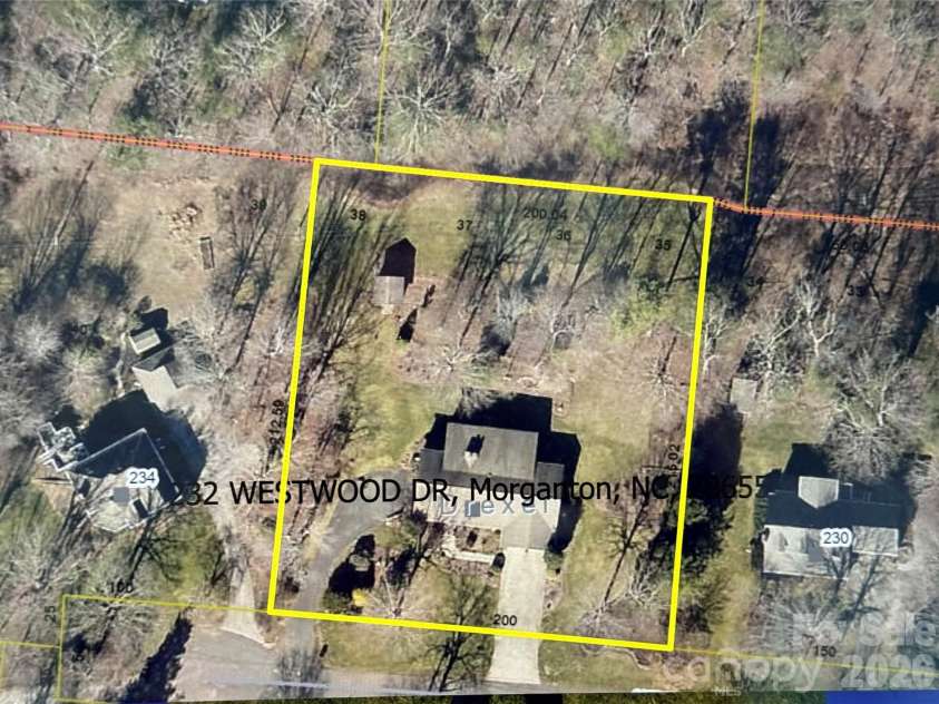 232 Westwood Drive, Morganton, NC 28655.  MLS# CAR4388740, YatesRealty ID 30521. 