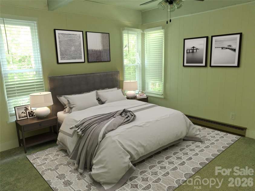 630 Shumont Road, Black Mountain, NC 28711.  MLS# CAR4392695, YatesRealty ID 30523. Virtual bedroom
