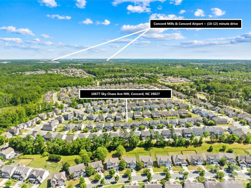 10677 Sky Chase Avenue, Concord, NC 28027.  MLS# CAR4378116, YatesRealty ID 30524. 