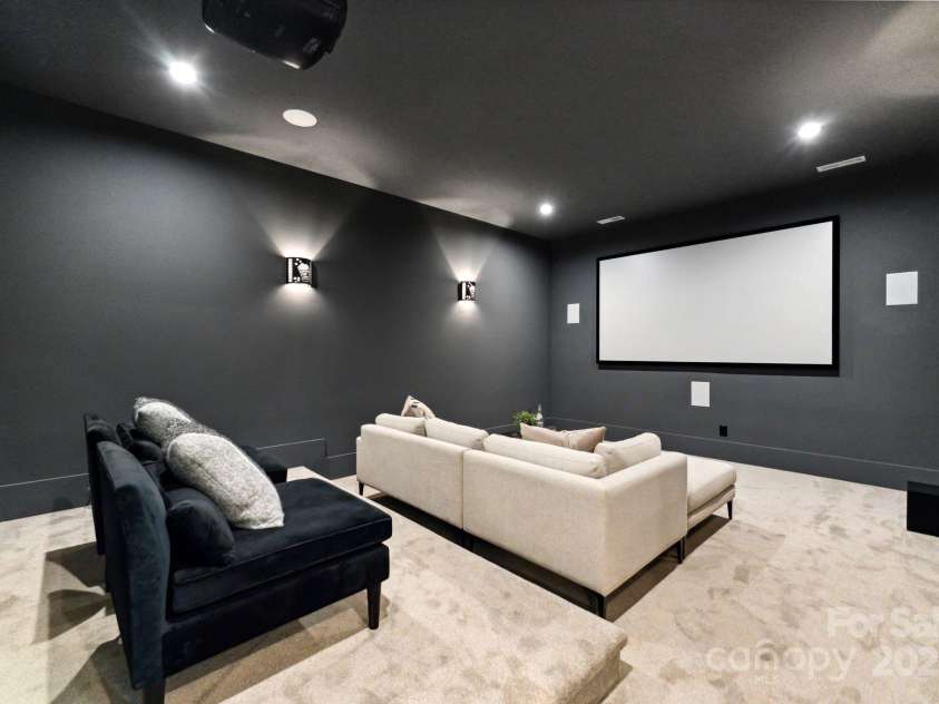 408 Ideal Way, Charlotte, NC 28203.  MLS# CAR4268793, YatesRealty ID 30526. Media room