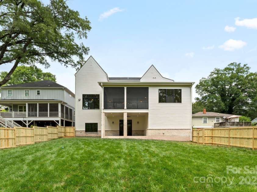 408 Ideal Way, Charlotte, NC 28203.  MLS# CAR4268793, YatesRealty ID 30526. Rear exterior
