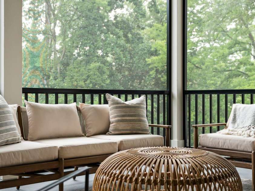 408 Ideal Way, Charlotte, NC 28203.  MLS# CAR4268793, YatesRealty ID 30526. Rear screened porch