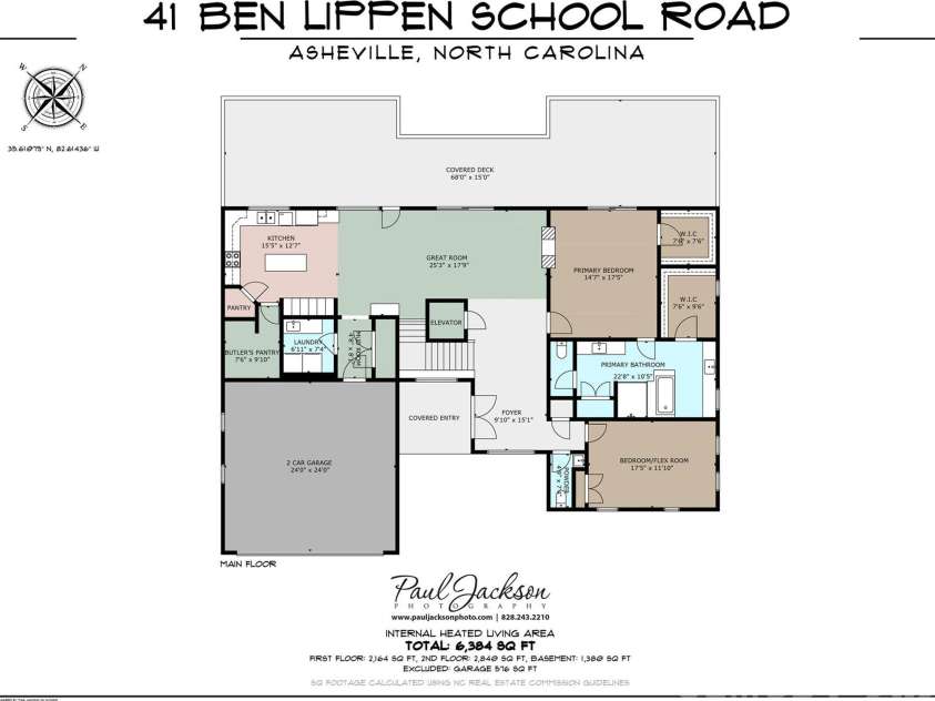 41 Ben Lippen School Road, Asheville, NC 28806.  MLS# CAR4367928, YatesRealty ID 30526. Main level