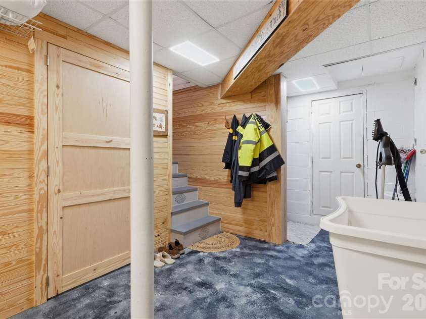 502 Ridge Avenue, Kannapolis, NC 28083.  MLS# CAR4390165, YatesRealty ID 30543. Laundry Room & Storage Area in Basement
