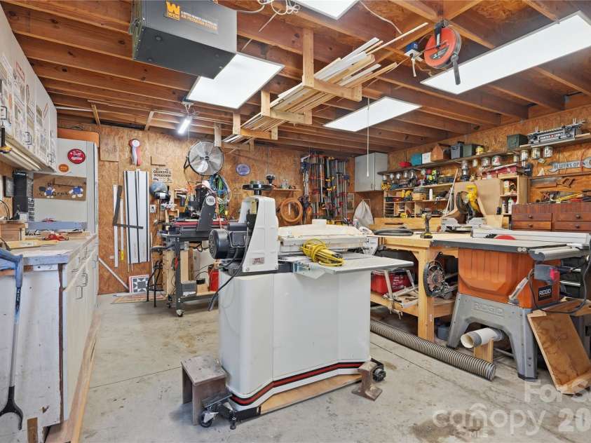 502 Ridge Avenue, Kannapolis, NC 28083.  MLS# CAR4390165, YatesRealty ID 30543. Workshop in Detached Garage