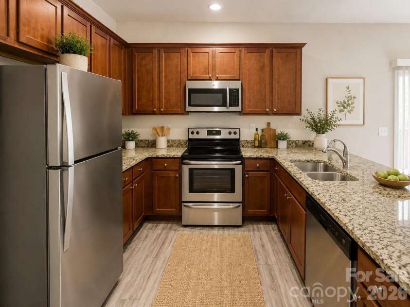 124 Village Creek Way, Salisbury, NC 28147.  MLS# CAR4392899, YatesRealty ID 30575. Kitchen