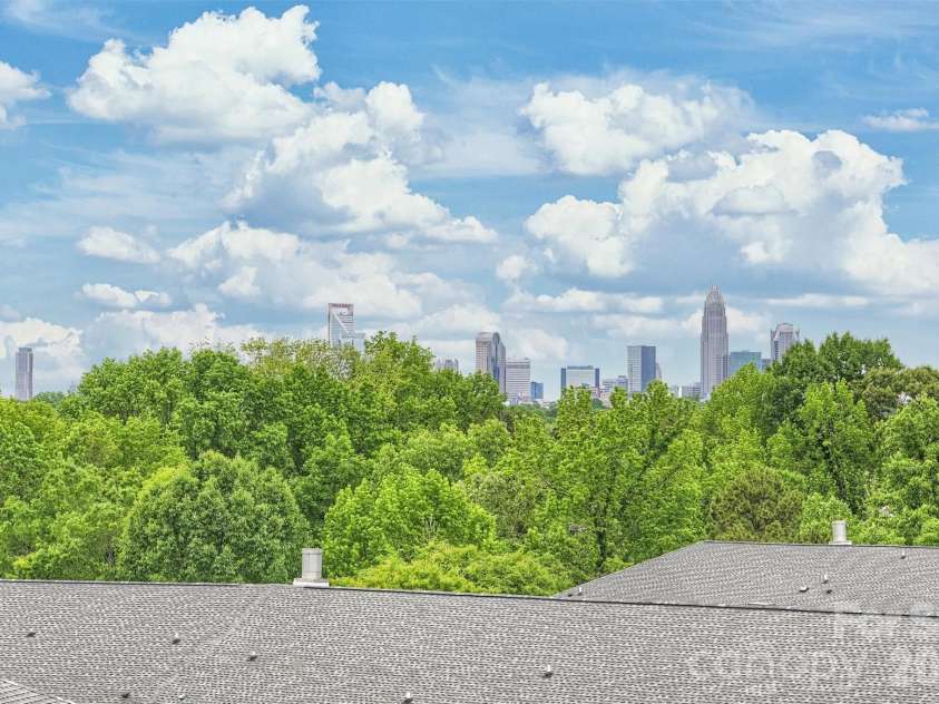 420 Grey Reagan Trail, Charlotte, NC 28211.  MLS# CAR4374301, YatesRealty ID 30591. Rooftop with skyline