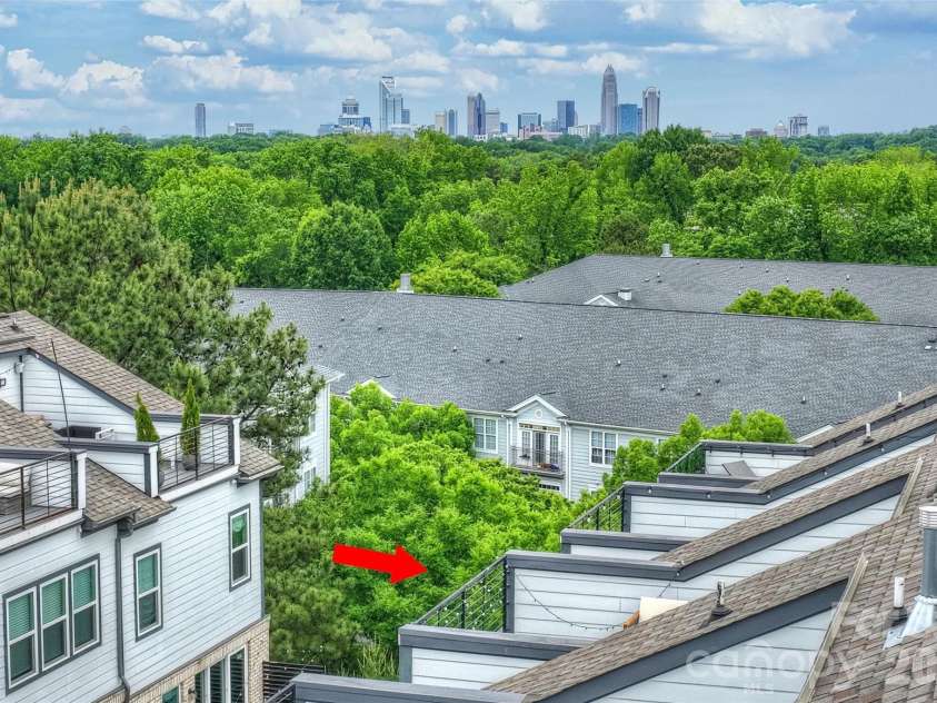 420 Grey Reagan Trail, Charlotte, NC 28211.  MLS# CAR4374301, YatesRealty ID 30591. Skyline view