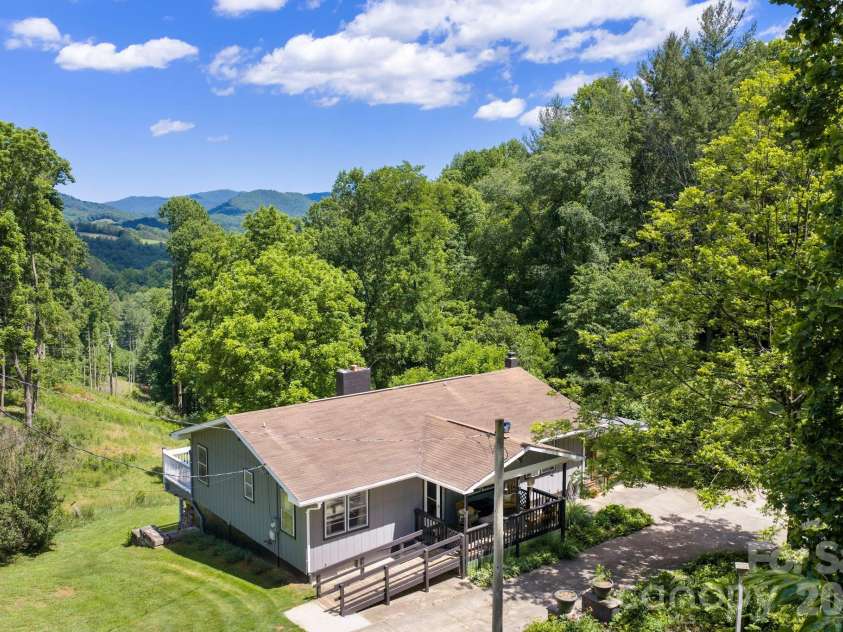 30 Reeves Drive, Burnsville, NC 28714.  MLS# CAR4391470, YatesRealty ID 30607. Aerial w/ View