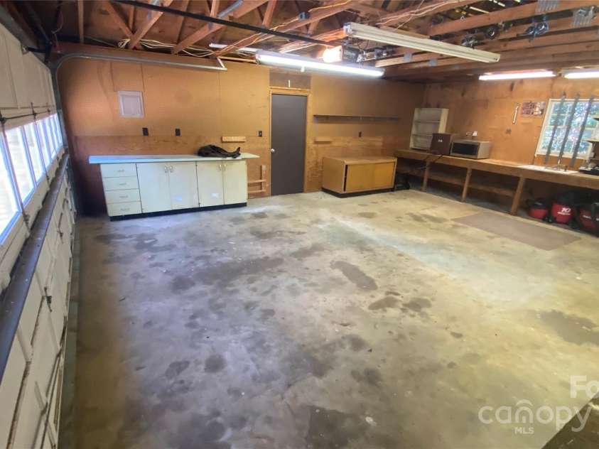 100 Ruby Lane, Gastonia, NC 28054.  MLS# CAR4284435, YatesRealty ID 30609. Interior of Garage