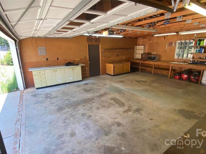100 Ruby Lane, Gastonia, NC 28054.  MLS# CAR4284435, YatesRealty ID 30609. Interior of Garage