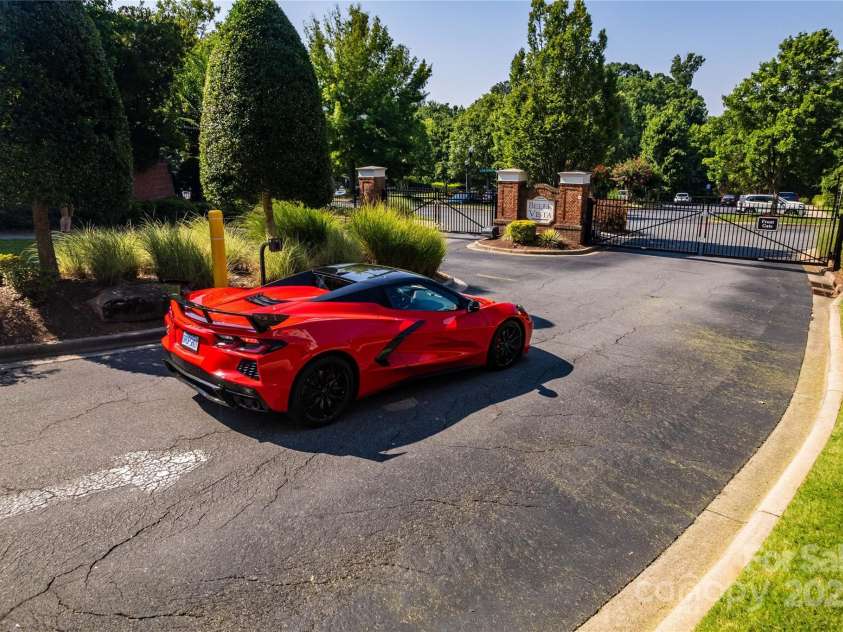 15029 Santa Lucia Drive, Charlotte, NC 28277.  MLS# CAR4278019, YatesRealty ID 30623. Your property and cars behind a closed gate