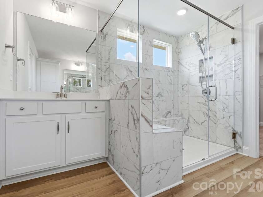 151 Grouse Run Way, Troutman, NC 28166.  MLS# CAR4382567, YatesRealty ID 30632. Primary Bathroom