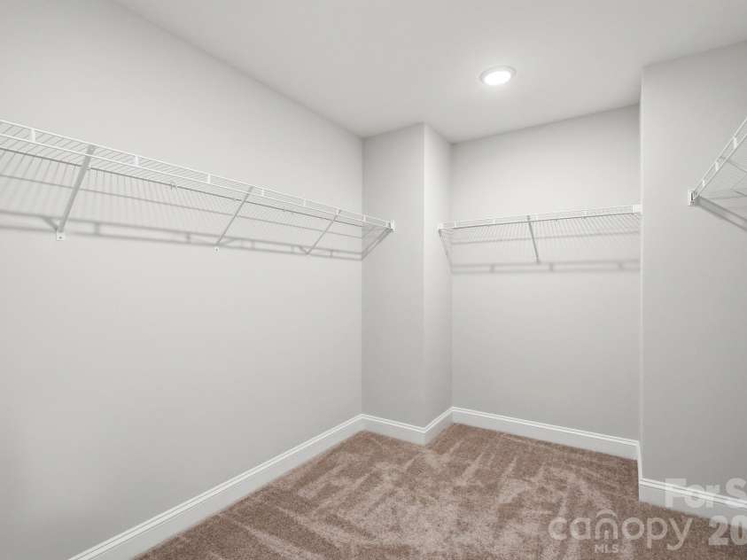 151 Grouse Run Way, Troutman, NC 28166.  MLS# CAR4382567, YatesRealty ID 30632. Walk in Closet