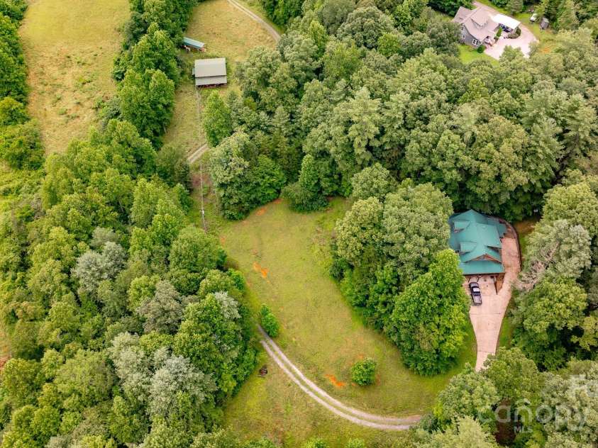 8331 Sugar Hill Road, Marion, NC 28752.  MLS# CAR4288059, YatesRealty ID 30642. Arial of house
