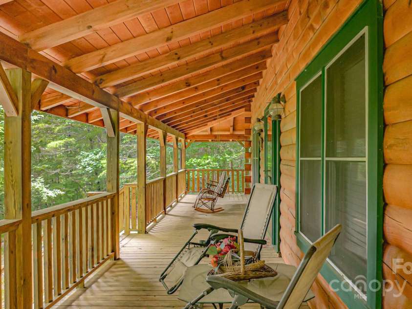 8331 Sugar Hill Road, Marion, NC 28752.  MLS# CAR4288059, YatesRealty ID 30642. Front porch