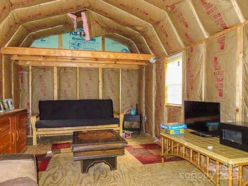 8331 Sugar Hill Road, Marion, NC 28752.  MLS# CAR4288059, YatesRealty ID 30642. Inside Shed/Office