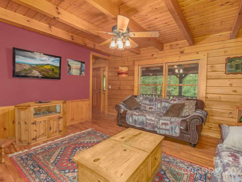 8331 Sugar Hill Road, Marion, NC 28752.  MLS# CAR4288059, YatesRealty ID 30642. Living room