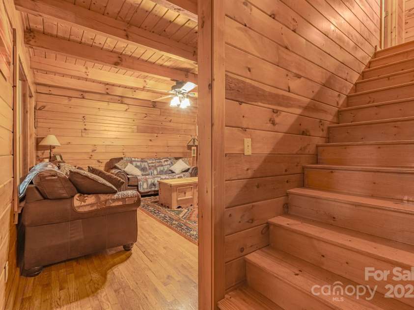 8331 Sugar Hill Road, Marion, NC 28752.  MLS# CAR4288059, YatesRealty ID 30642. Living room from front door