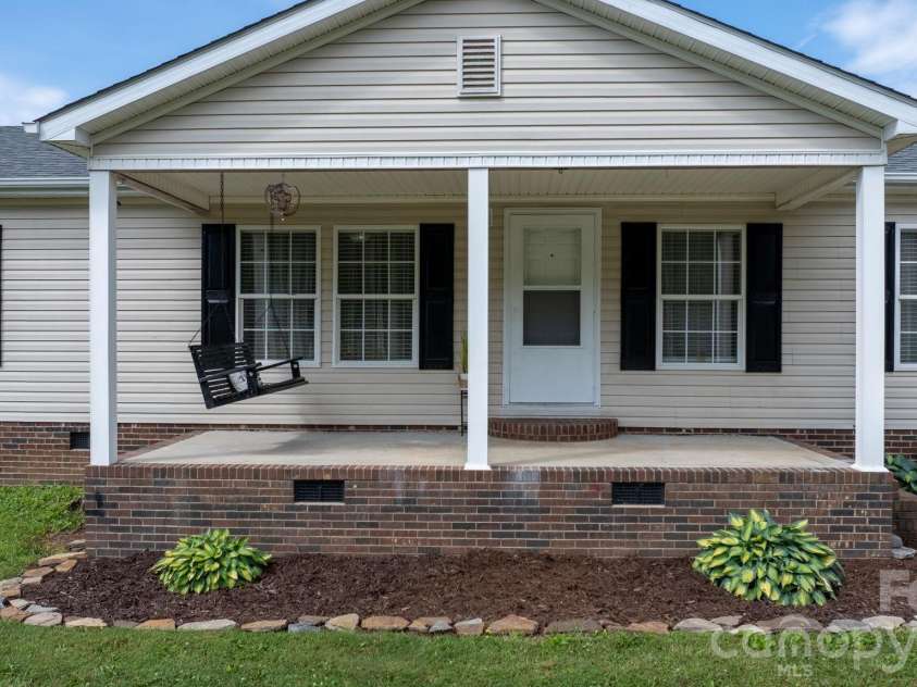 150 Bost Nursery Road, Maiden, NC 28650.  MLS# CAR4388448, YatesRealty ID 30643. Covered Porch