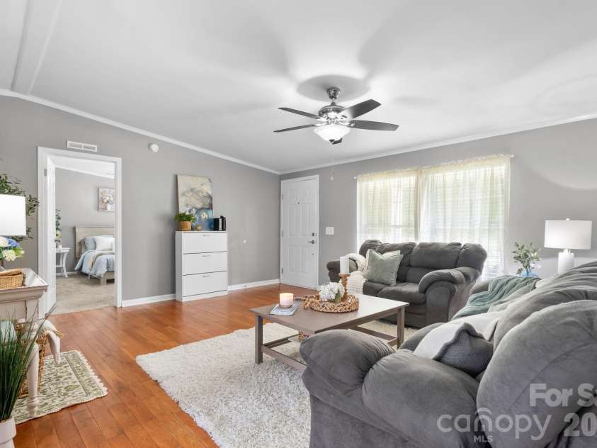 150 Bost Nursery Road, Maiden, NC 28650.  MLS# CAR4388448, YatesRealty ID 30643. Real wood floors