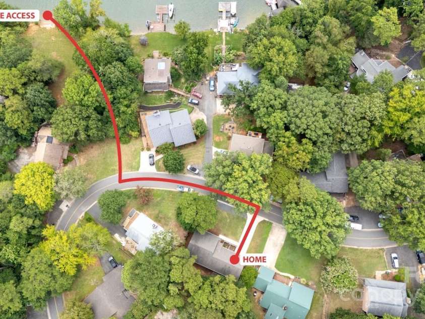 1165 Molokai Drive, Tega Cay, SC 29708.  MLS# CAR4289445, YatesRealty ID 30647. Lake Access