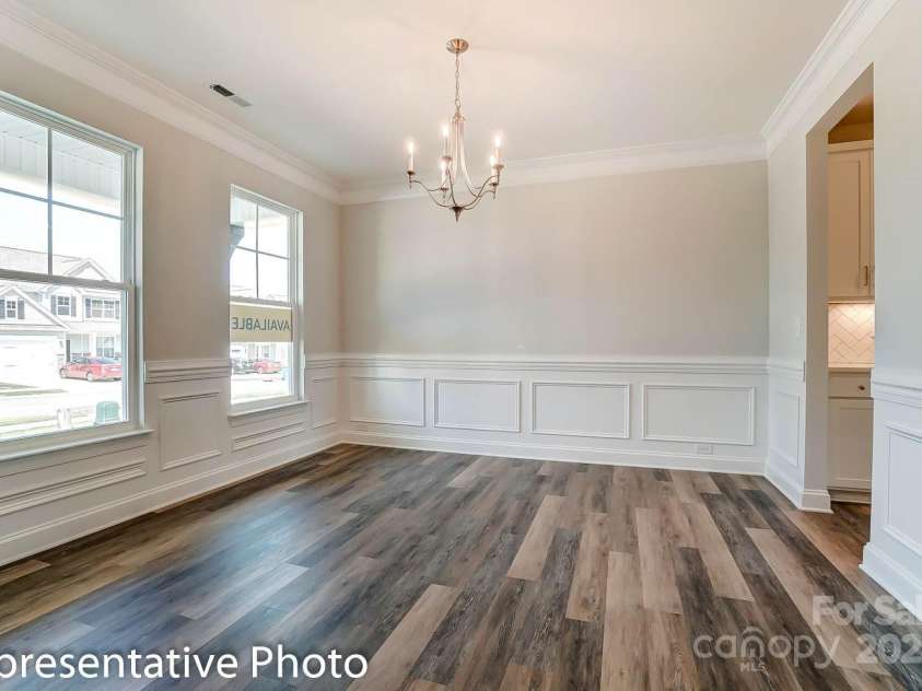 2227 Caravan Lane, Stanley, NC 28164.  MLS# CAR4265668, YatesRealty ID 30650. Will have an office with French doors, and decorative windows ILO dining room