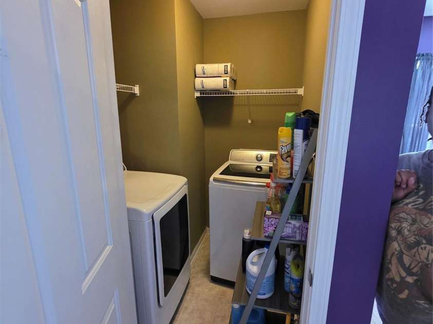 3042 Ernest Russell Court, Charlotte, NC 28269.  MLS# CAR4286579, YatesRealty ID 30655. Laundry room