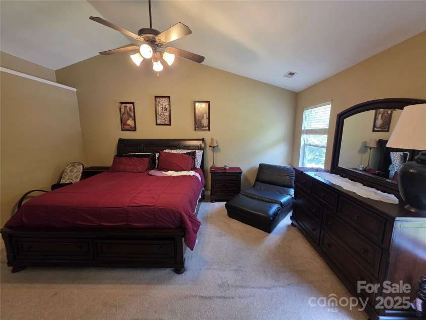 3042 Ernest Russell Court, Charlotte, NC 28269.  MLS# CAR4286579, YatesRealty ID 30655. Master bedroom