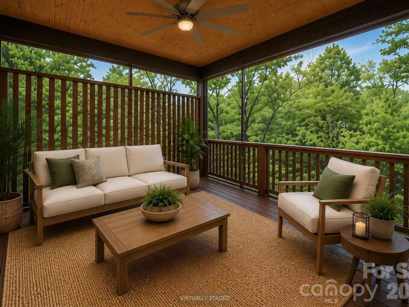 87 Deaver Street, Asheville, NC 28806.  MLS# CAR4374258, YatesRealty ID 30655. Vurtually Staged