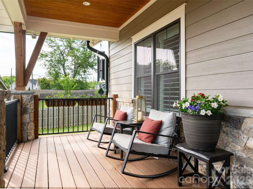 10 Starwood Valley Trail, Arden, NC 28704.  MLS# CAR4376405, YatesRealty ID 30660. Inviting front porch