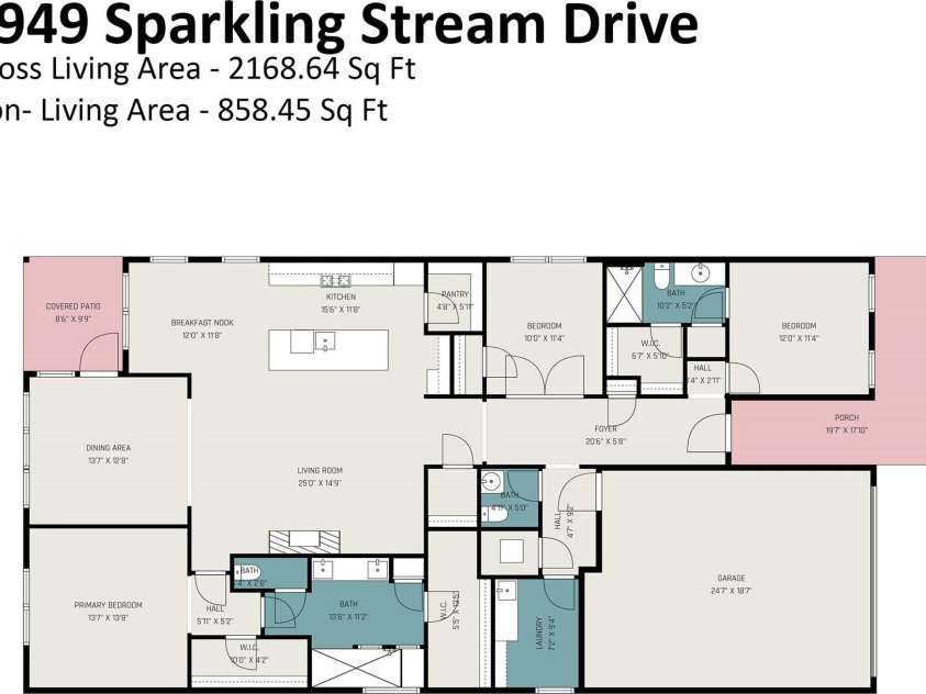 1949 Sparkling Stream Drive, Belmont, NC 28012.  MLS# CAR4383579, YatesRealty ID 30666. 