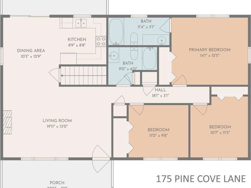 175 Pine Cove Lane, Alexander, NC 28701.  MLS# CAR4388066, YatesRealty ID 30672. 