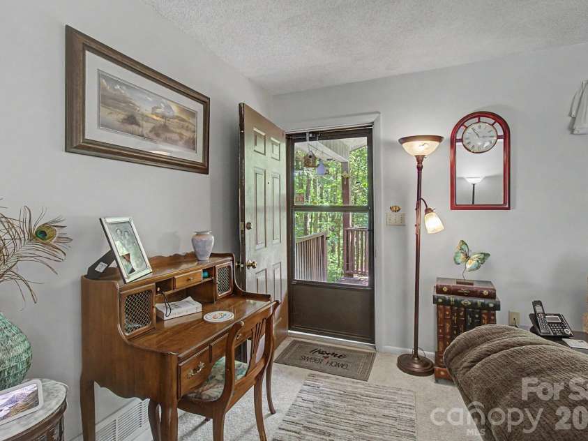 175 Pine Cove Lane, Alexander, NC 28701.  MLS# CAR4388066, YatesRealty ID 30672. Front entry